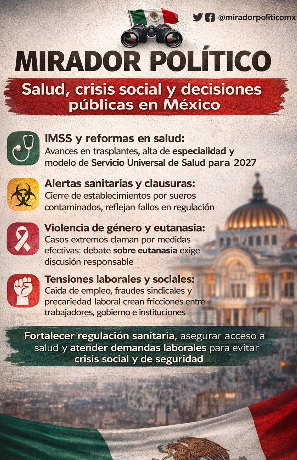 El sistema de salud en México atraviesa una etapa de contrastes marcada por avances médicos, tensiones políticas y retos estructurales.